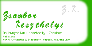 zsombor keszthelyi business card